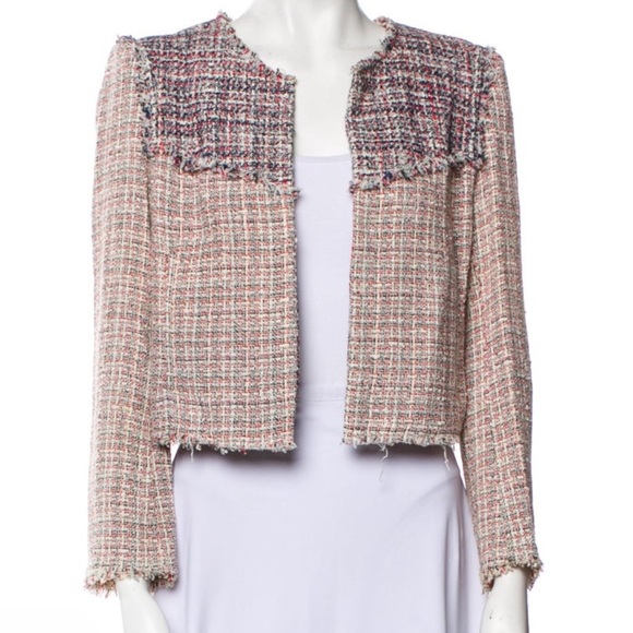 IRO Walefa Tweed Open Jacket Blazer - Picture 4 of 8